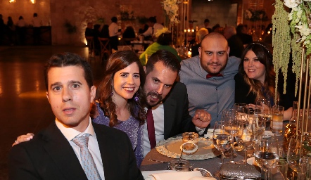  En la boda de Mario Orgaz y Andrea Schekaibán.