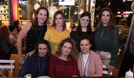  Mary Carmen Ayala, Alejandra Ávila, Andrea Gutiérrez, Lourdes Velázquez, Rocío Alcalde, Eva Anaya y Cecy Ponce.