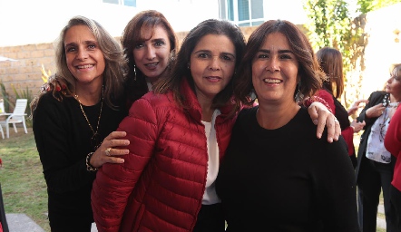  Diana Barba, Martha Abud, Paty Valadés y Sandra Galván.