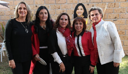  Diana Barba, Rocío Espinosa, Graciela Torres, Anabel Covarrubias y Gaby Portillo.