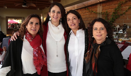  Graciela Torres, Carolina César, Claudia Quintero y Lucía Bravo.