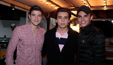 José Madrigal, Oscar y Jaime Ruiz Torres.