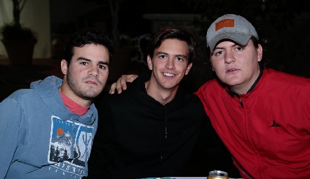 Jero Gómez, José Miguel Meade y Diego Bárcena.