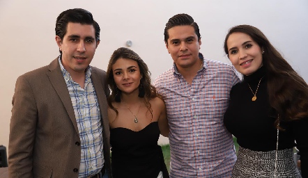  Edgardo Jasso, Lore Navarrete, Edgardo Longoria y Paulina Mendoza.