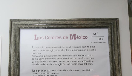  Exposición Los Colores de Mexico.