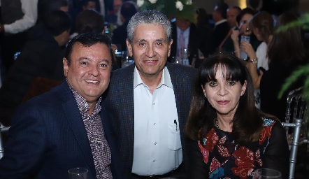  Daniel Sánchez, Antonio Briseño y Patricia Campos.