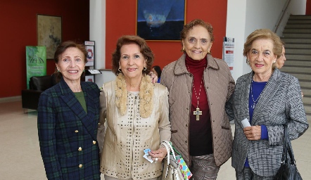 Ani Rossel, Licha Carreras, Toyita Villalobos y Cristina Cánovas.
