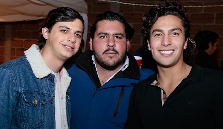  Pato Rodríguez, Toro Gómez y Rafa Villanueva.