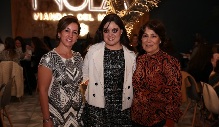  Alejandra Ávila, Andrea Gutiérrez y Miriam Bravo.