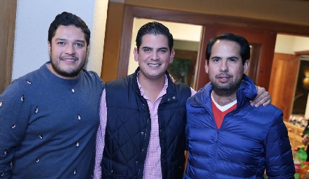  Raymundo Blanco, Antonio Morales y Rafa Araiza.