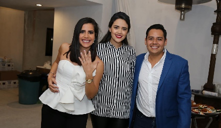  Nina Galarza, Lucy Garza y Oscar Álvarez.