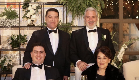   Antonio Gutiérrez, José Miguel Robledo, Miguel Robledo y Montse Bravo.