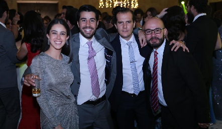  Natalia Navarro, José Manuel Lázaro, Juan Fer Rojas y Jorge Méndez.