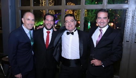  Juan Carlos Nieto, Pablo Guerra, Antonio Gutiérrez y José Luis Guerra.