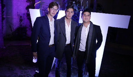  Javier Hernández, Andrés Quintero y Pj Piñero.