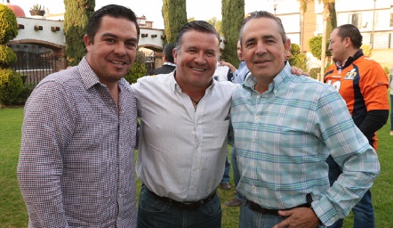  Luis Manuel Abella, Rodrigo Gómez y Gerardo Valle.
