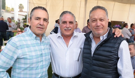  Gerardo Valle, Felipe Palau y Carlos Nava.