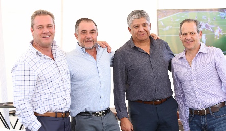  Juan Benavente, Javier Alcalde, Rafael Ayala y Ramón Gómez.