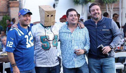 Rafa Espinosa, Daniel Carreras, Roberto Navarro y Héctor Morales.