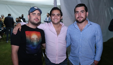  José Luis Schekaibán, Mario Maya y Diego Castillo.
