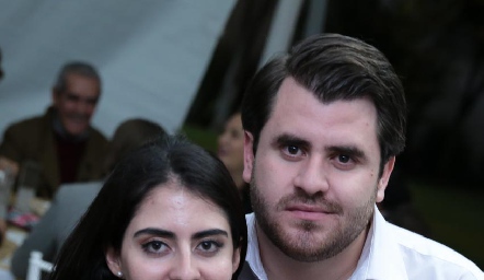 Karime Maqueo y Andrés Zarur.