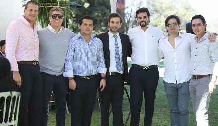  Mauricio Ruiz, Manuel Zárate, Jorge Torres, Andrés Torres, Rodrigo Labastida, Fernando Abud y Xavier Azcárate.