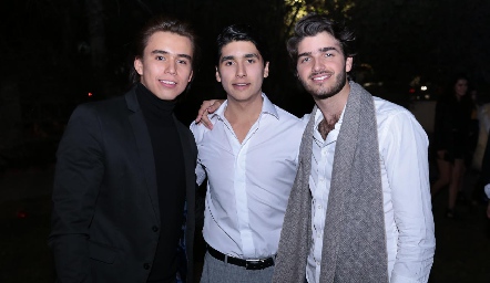  Oscar Ruiz, Miguel Tobías y Santiago Gómez.