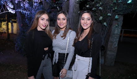  Daniela Herrera, Verónica Varela y Paulina Varela.