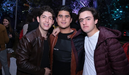 Dago Castillo, PJ Piñero y Rodrigo Abud.