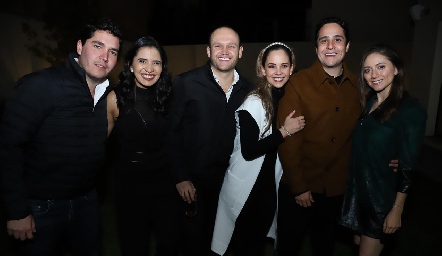  Luis, Andrea, Abel Rangel, Alynn Ruiz, Ignacio Cisneros y Nayeli Maya.