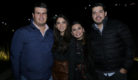  Mauricio Labastida, Sofía Álvarez, Ana Sofía Rodríguez y Luis Portugal.