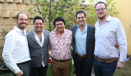  Octavio Aguillón, Raymundo Blanco, Rolando Domínguez, Antonio Morales y Rodrigo Ruiz.