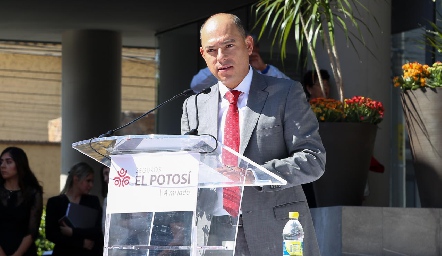 Inauguración de las oficinas de Seguros el Potosí.
