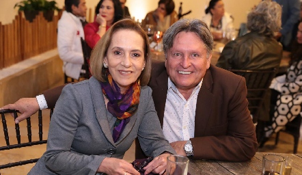  Cristina Araiza y Benjamín Palau.