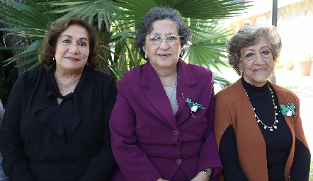  Coco Heredia, Cristina León y Rebeca Rosillo.