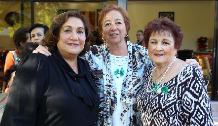  Coco Heredia, Carolina Moreno y Lucero Mancilla.