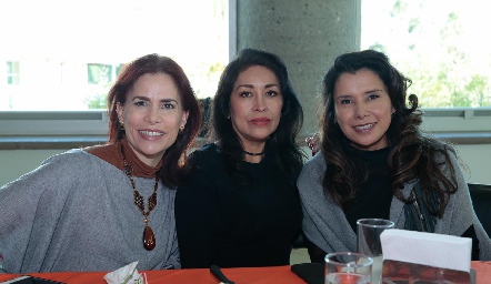  Susana Jonguitud, Lili Alarcón y Coco Vargas.