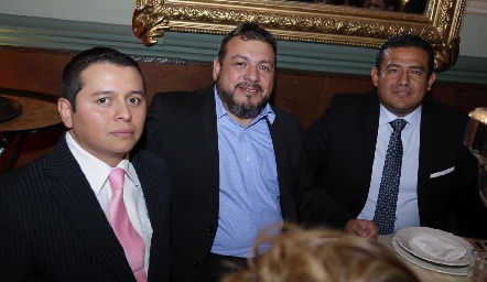  José Luis Torres, Héctor Coronado y Eduardo Aguilar.