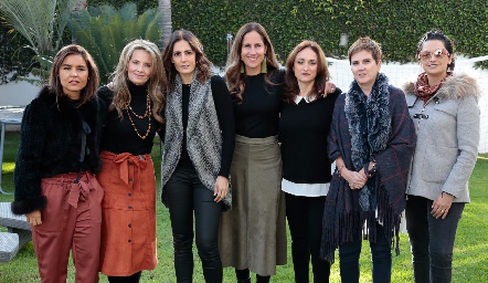  Lorena Torres, Karina Vita, Claudia Artolózaga, Adriana Pedroza, Adriana Ocaña, Claudia Hinojosa y Maricel Gutiérrez.