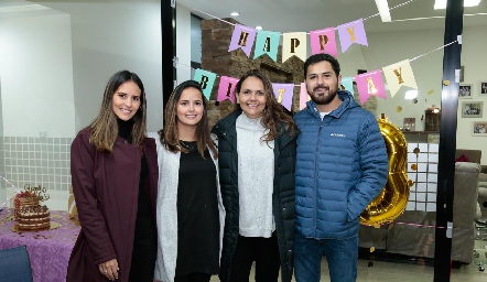 Cristy, Ceci, Toyita y Héctor Dávila.