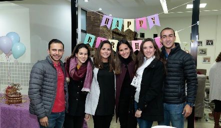  Jaime y Sandra Villalobos, Ceci y Cristi Dávila, Vale Rangel y Alejandro Villalobos.