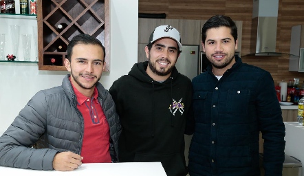  Jaime Villalobos, José Dávila y Ricardo Balbontín.