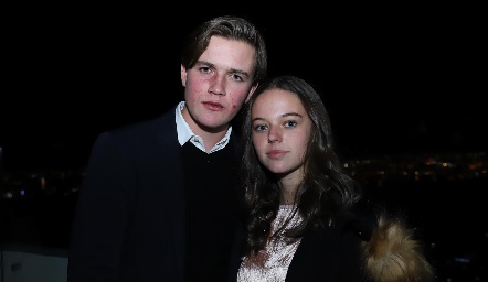 Alonso Rico y Danna Fernández.