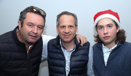  Humberto Abaroa, Ramón Gómez y Humberto Abaroa.