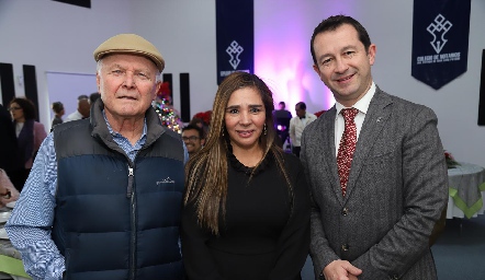  Salvador Félix, Maricela Zavala y Alfonso Leal.
