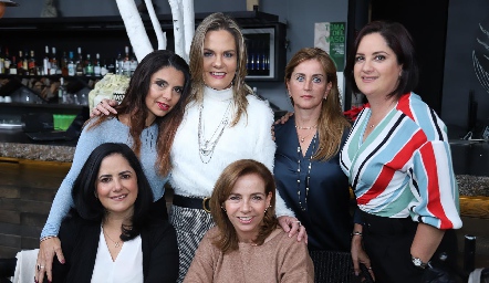  Claudia Leal, Anushka Meade, Lorena Andrés, Liliana Meade, Marcela Meade y Gabriela Cubillas.