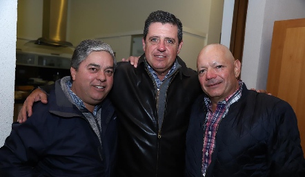  Gerardo Córdova, Carlos Malo y Bernardo Meade.