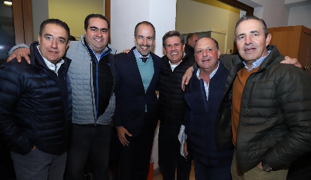 Oscar Villarreal, Juan José Leos, Marcelo de los Santos, Galo Galván, Che Hernández y Gerardo Valle.