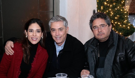  Maribel Lozano, Gerardo Serrano y Gerardo Rodríguez.