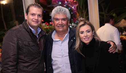  Mauricio Ruiz, Francisco Ruiz y Claudia Oliva.